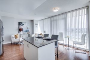 home office in a condo